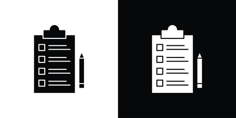 Survey icon elements vector illustration. flat style sign vector.