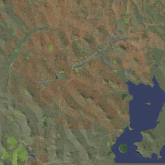 3D illustration of city and urban in Kampala Uganda