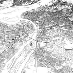Fototapeta premium 3D illustration of city and urban in Belgrade Serbia