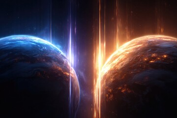 Two Planets Cosmic Event