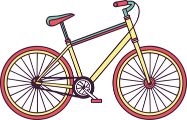 bicycle vector illustration transparent background

