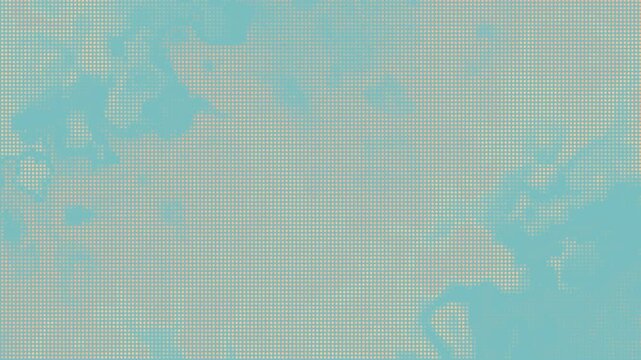 Abstract stop motion graphic with grunge halftone dot overlay for creative backgrounds. A retro sky pattern on old paper. Halftone