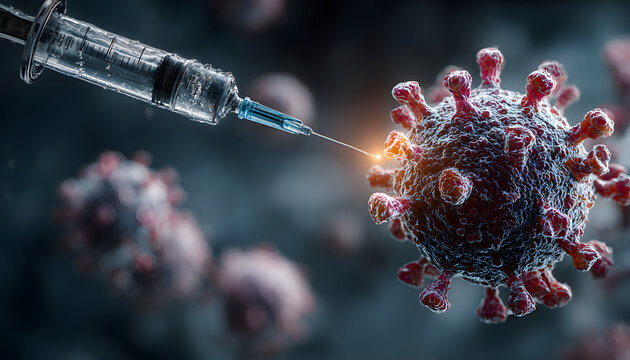 Targeted Personalized Medicine Injection on Cancer Cell Model in Lab for Immunotherapy and CAR T-Cell Treatment Innovation