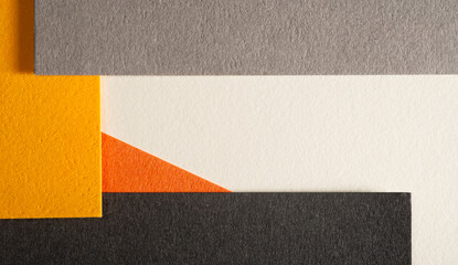 Fototapeta premium paper with texture lines and geometric shapes for multicolor background