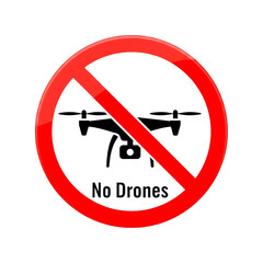 Red prohibition symbol with a diagonal line isolated on transparent background