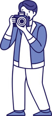 professional photographer avatar illustration

