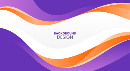 Wave business banner background