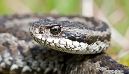 Obraz premium Close-up of a snake's head (1)