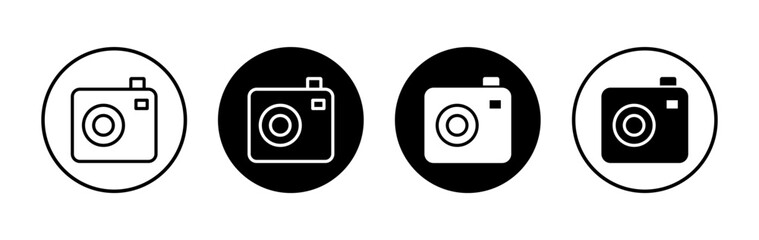 Camera icon symbol for apps and websites. photo camera sign and symbol. photography icon.