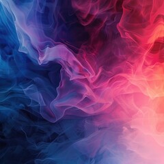 Obraz premium Abstract swirling nebula of deep blues, vibrant pinks, and soft whites, creating a dynamic, ethereal visual effect