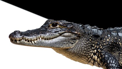 Obraz premium Close-up of a young crocodile