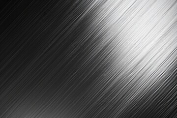 Fototapeta premium Dark Metallic Texture, Reflective Surface, Diagonal Lines, Modern Abstract Design