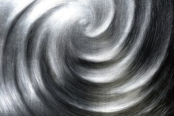 Metallic Circular Scratch Texture, Stainless Steel Swirl Pattern, Concentric Lines