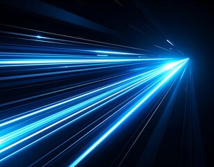 Abstract speed lines in blue and black