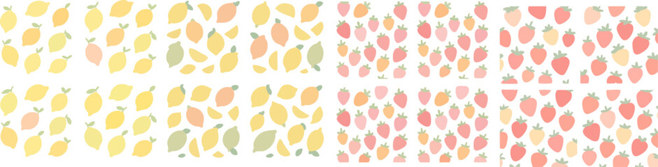 Cute Fruit Pattern Design 1.