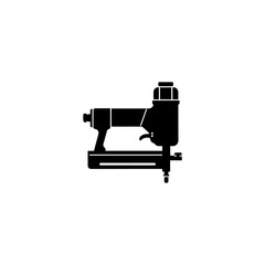 stapler gun or hekter logo icon black color