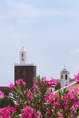 Clock tower in Alandroal castle, 