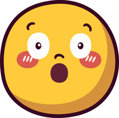 Surprised Shocked Face Emoji