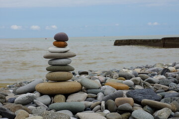 stones on the beach