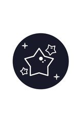 house icon on blue background