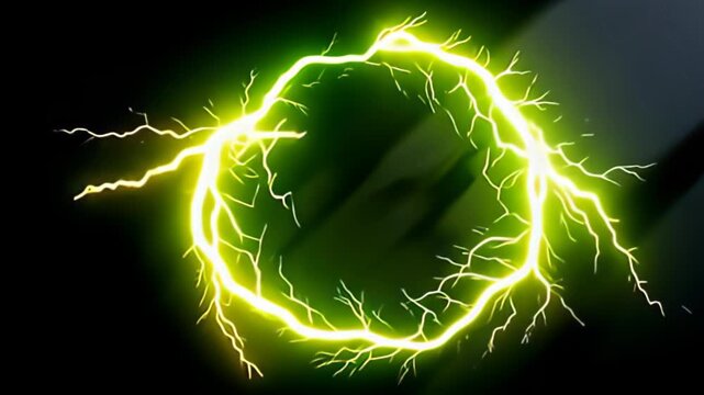 The peaky boom perimeter shot stimulate of lightning bolt captivate ampere glowing common and luminous jaundiced curves of impulse coil outward, hurtle fun phantom that dancing crossways