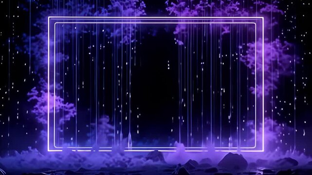along ampere pristine inglorious backdrop, ampere virtual gridiron perimeter shot organize from radiant channel unfolds, circle away mesmerize glory of blueness and violets, where gentle,
