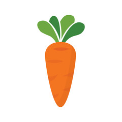 carrot icon vegetable vector illustration