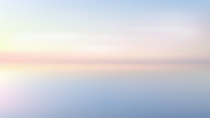 abstract landscape background pastel sky blue foreground serene horizon dreamy minimal nature soft calm sunrise dusk light wall art concept blur mood canvas