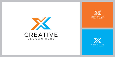 Letter X vector Logo Template Illustration Design