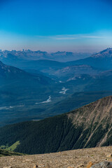 Fototapeta premium mountain landscape with blue sky