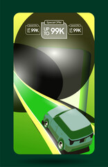 3d Promotional flyer poster for promotional shipping