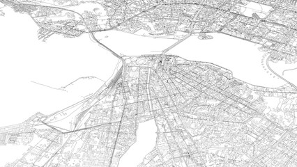 Naklejka premium 3D illustration of city and urban in Kazan Russia