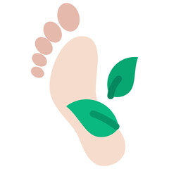 Carbon Footprint Icon