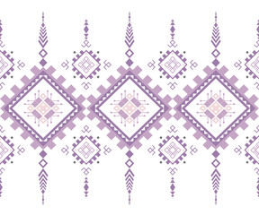 Geometric seamless pattern with abstract shapes in soft colors for textile and wallpaper design