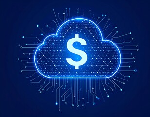 Cloud computing financial data visualization