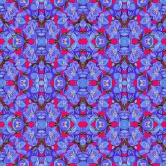 Geometric purple abstract seamless pattern