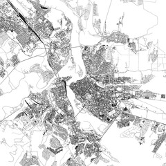 Fototapeta premium 3D illustration of city and urban in Irkutsk Russia