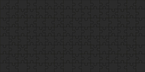 Puzzle pattern background vector set