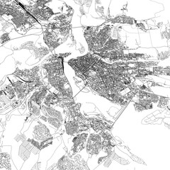 Fototapeta premium 3D illustration of city and urban in Irkutsk Russia