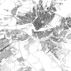Obraz premium 3D illustration of city and urban in Irkutsk Russia