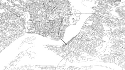 Naklejka premium 3D illustration of city and urban in Irkutsk Russia