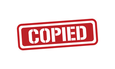 COPIED red stamp text vector, rubber stamp