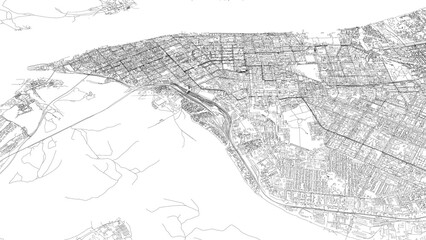 Obraz premium 3D illustration of city and urban in Samara Russia