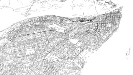 Obraz premium 3D illustration of city and urban in Samara Russia