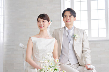 新郎新婦　ポートレート
