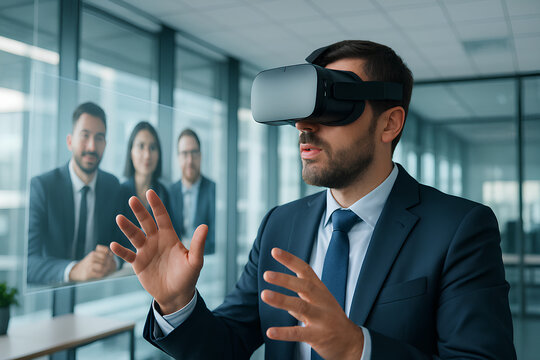 Futuristic VR Collaboration in Business Setting with Digital Analytics for Decision Making
