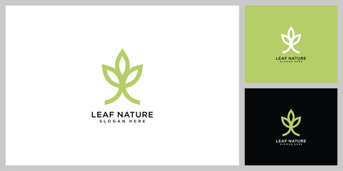 leaf nature vector design template