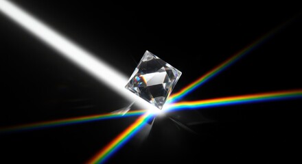 Diamond refracting light