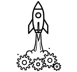 Rocket Launch and Gears