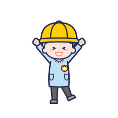 こども／正面／男の子 03